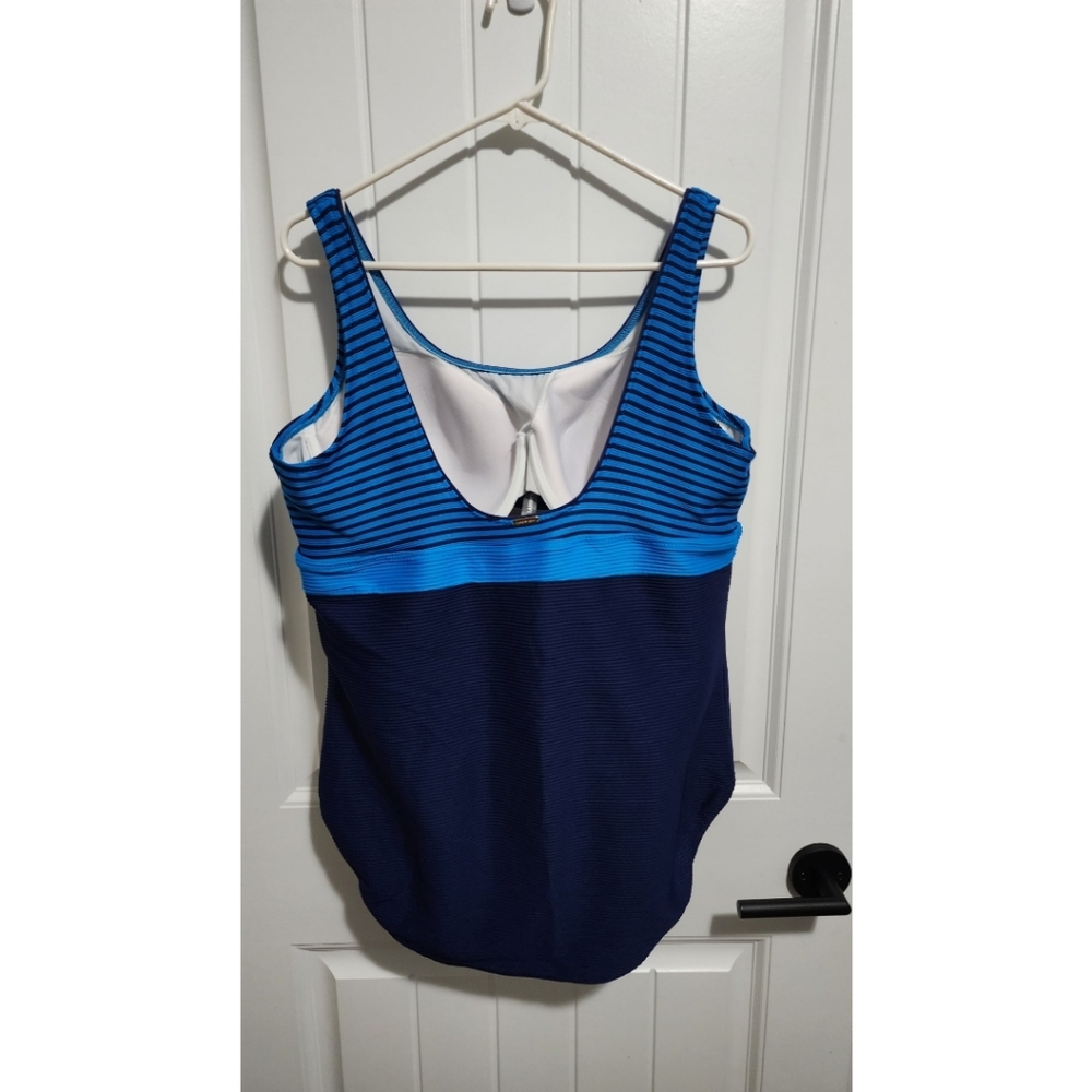 Womens Lands End Swim Suit 18 Swimsuit Bathing One Pi… Gem